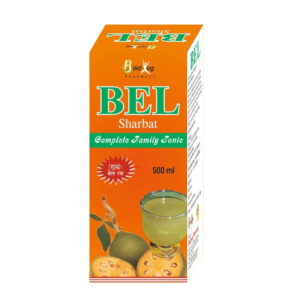Baid Yog Bel Sharbat – Ayurvedic Complete Family Tonic | Bael Fruit Drink | 500 ml