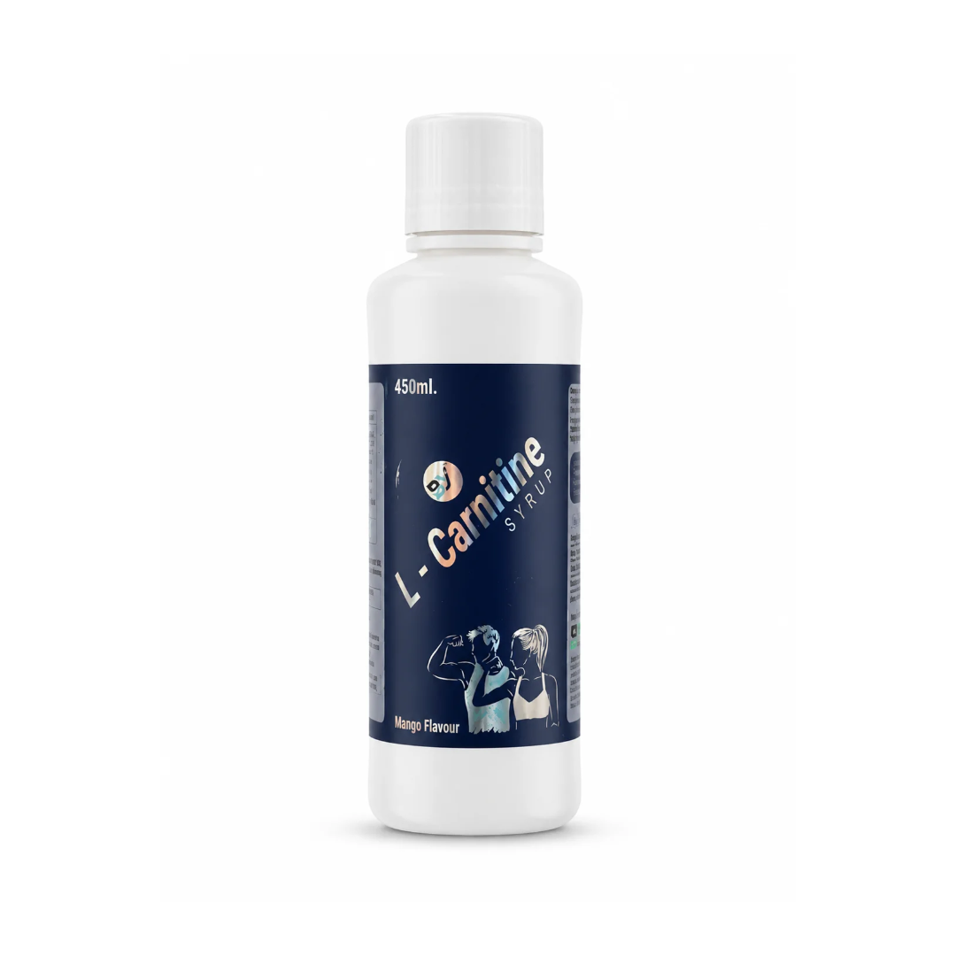 Baid Yog L-Carnitine Syrup – Mango Flavour Sports Nutrition Supplement | 450 ml