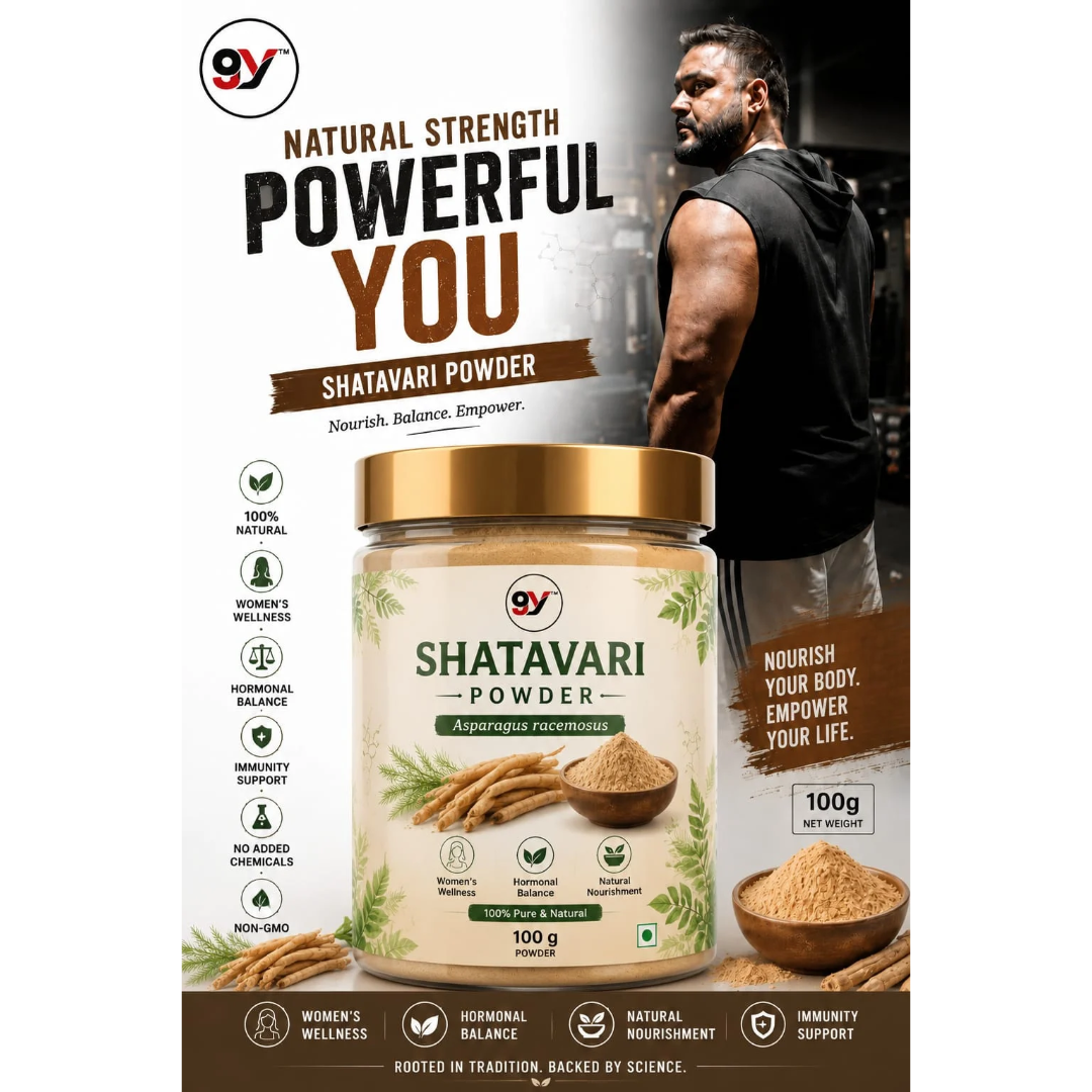 BY Shatavari Powder – 100% Natural Asparagus racemosus Powder | Women's Wellness & Hormonal Balance Support | 100g