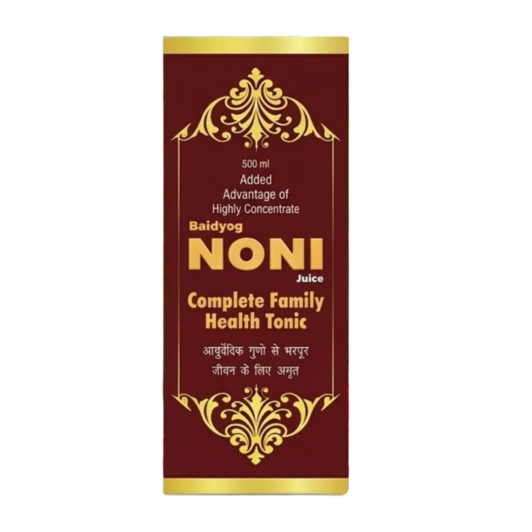 Baid Yog Noni Juice – Highly Concentrated Ayurvedic Family Health Tonic | 500 ml