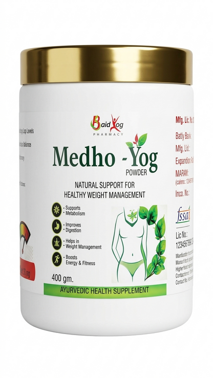 BY Nutrition Medho-Yog – Ayurvedic Weight Management Supplement 400 gm