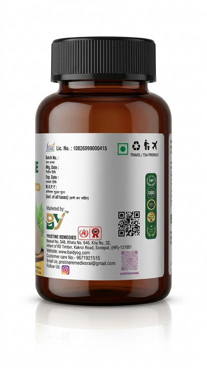 **BY Lion’s Mane Mushroom 500 mg – 60 Capsules | Focus, Memory & Nerve Health**