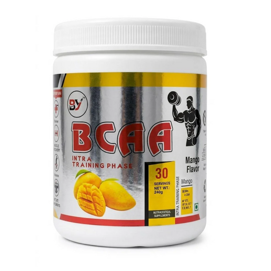 Baid Yog BCAA Intra Training Supplement – Mango Flavor | 30 Servings | 240g