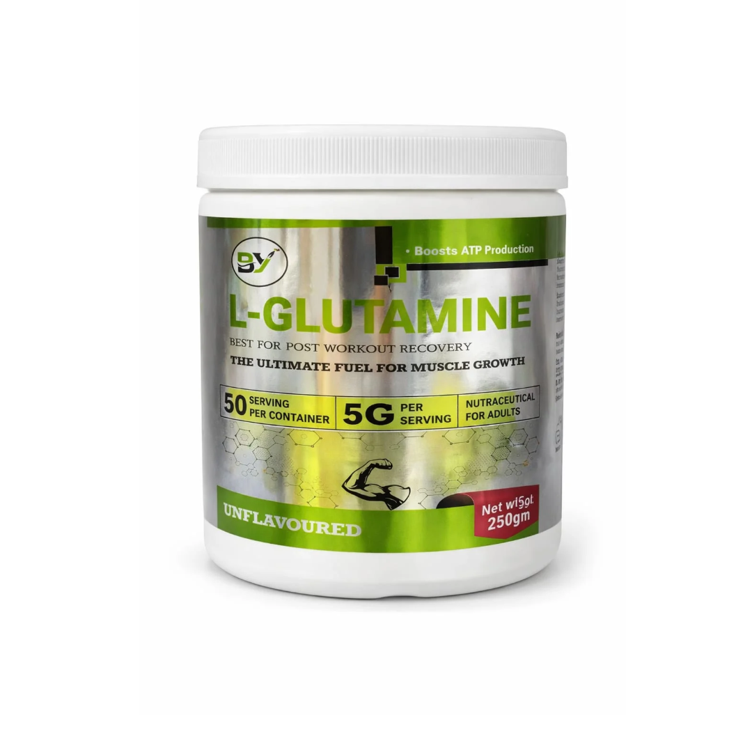 Baid Yog L-Glutamine Powder – Post Workout Recovery & Muscle Support | Unflavoured | 250g