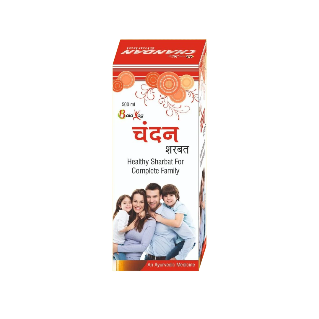Baid Yog Chandan Sharbat – Ayurvedic Family Health Drink | 500 ml