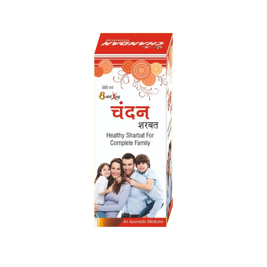 Baid Yog Chandan Sharbat – Ayurvedic Family Health Drink | 500 ml