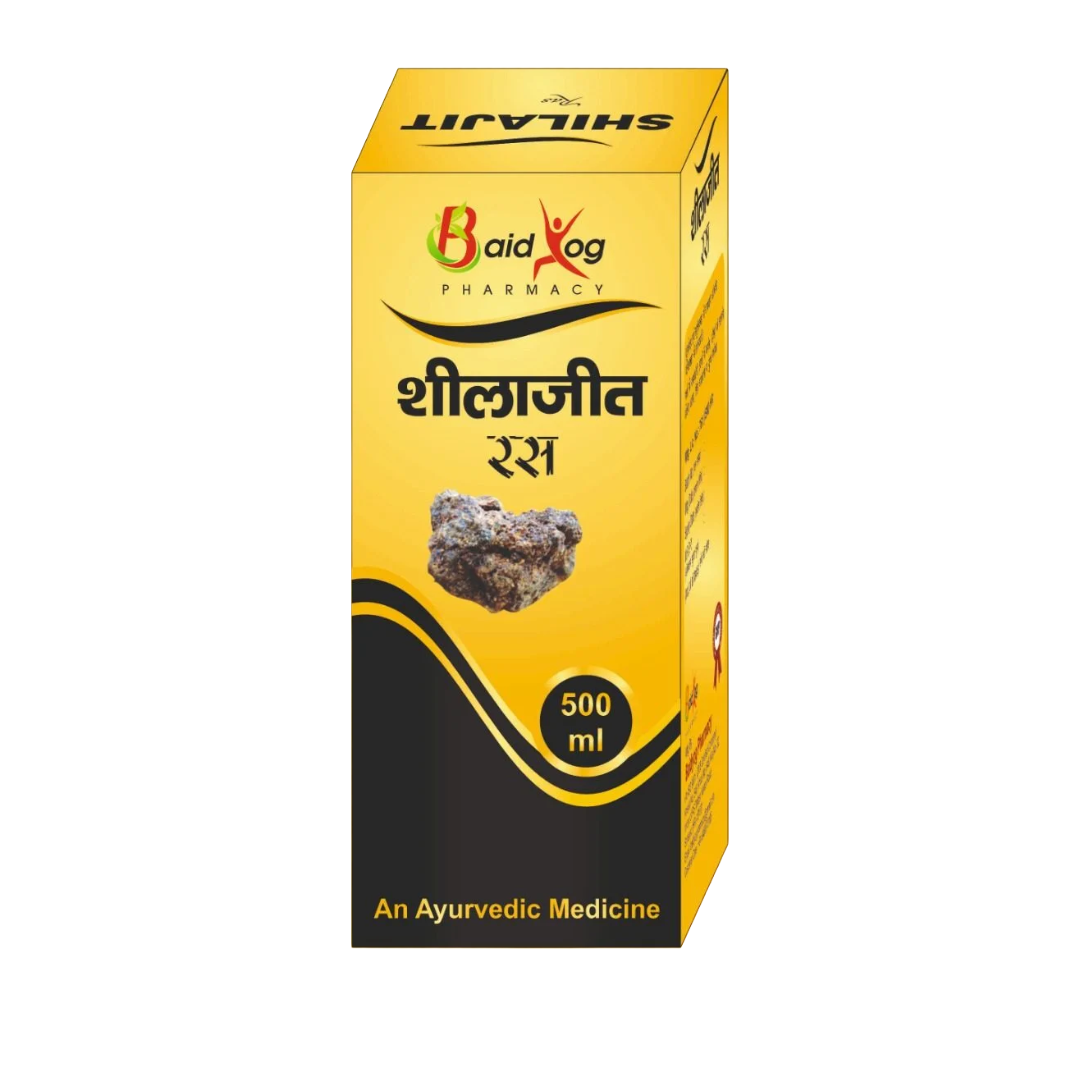 Baid Yog Shilajit Ras – Ayurvedic Shilajit Formulation | 500 ml