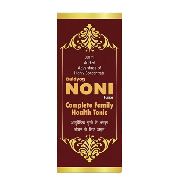 Baid Yog Noni Juice – Highly Concentrated Ayurvedic Family Health Tonic | 500 ml